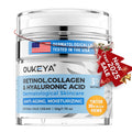 OUKEYA Retinol Cream for FaceWrinkle Cream for Women Anti-Aging Face Moisturizer Neck Firming Cream & Décolleté Retinol Cream Moisturizer Face Cream Day Night Face Cream with 5% Hyaluronic Acid