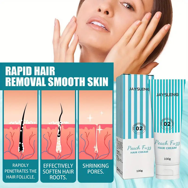 Painless Hair Removal Cream for Women and Men